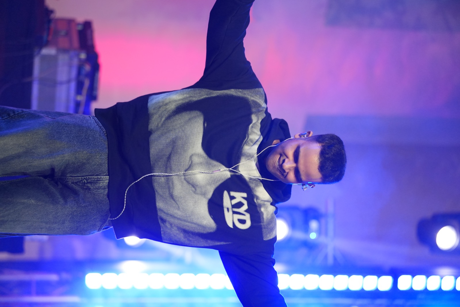 Performer on stage